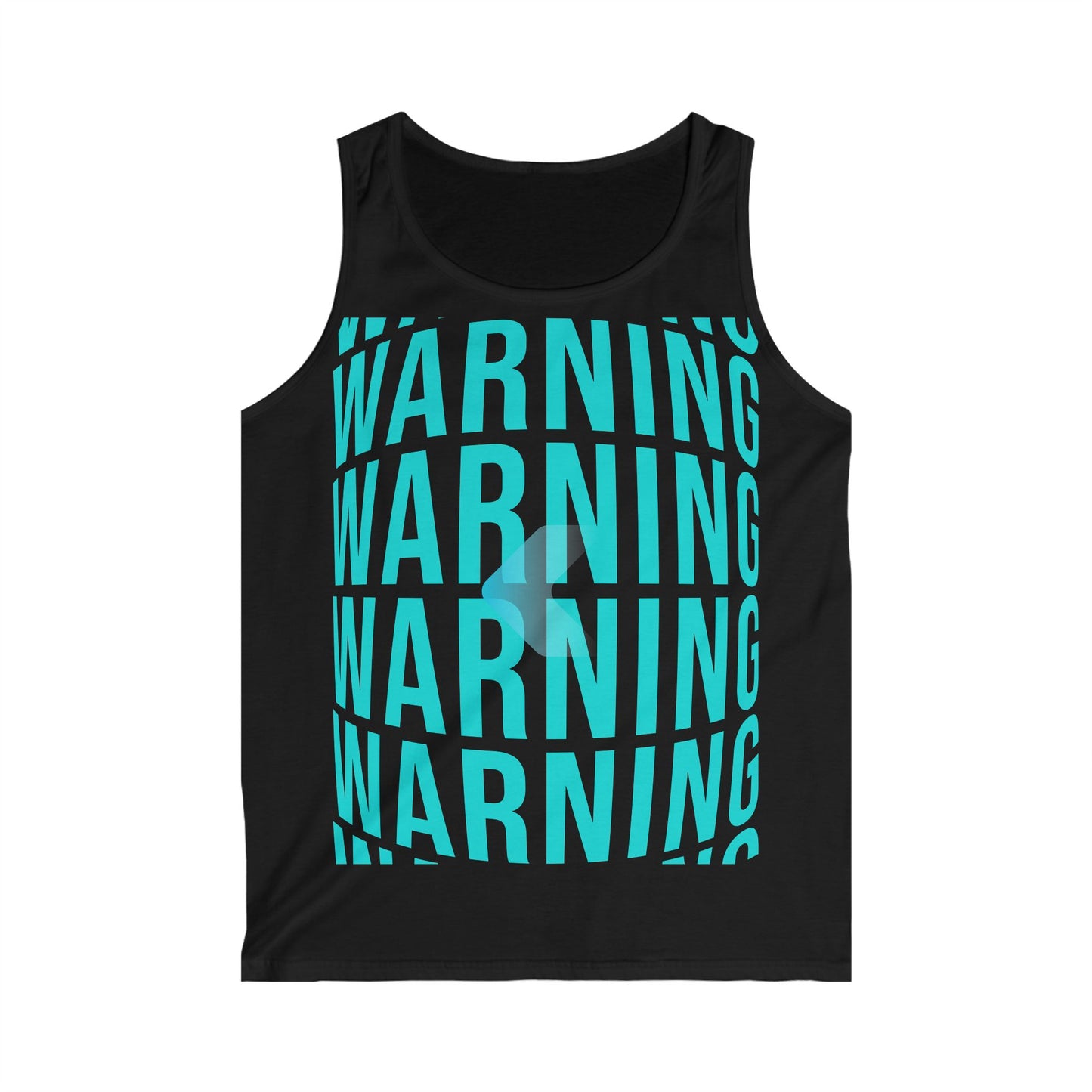 Men's Warning Graphic Tank Top - Casual Summer Style - THE CATCH