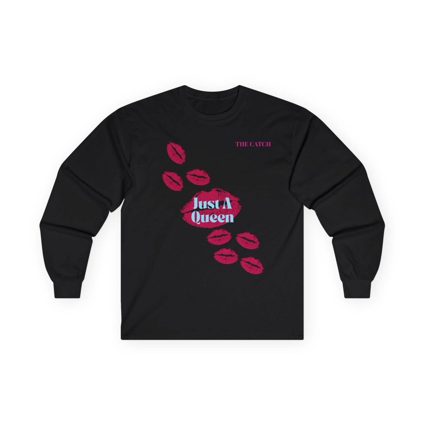 Just A Queen Long Sleeve Tee - Stylish Women's Cotton Shirt
