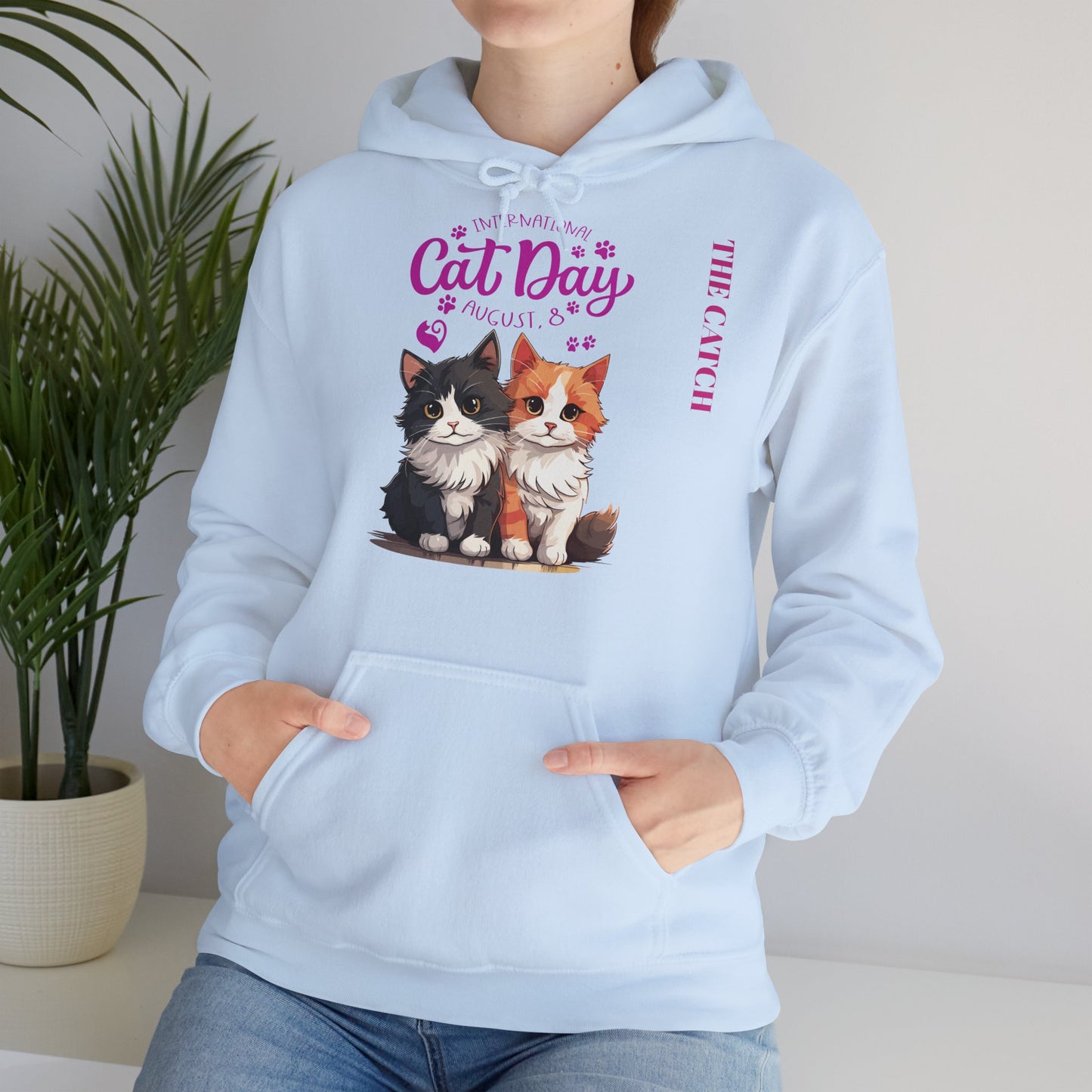 Cute Cat Day Hoodie - Celebrate Your Feline Friends!