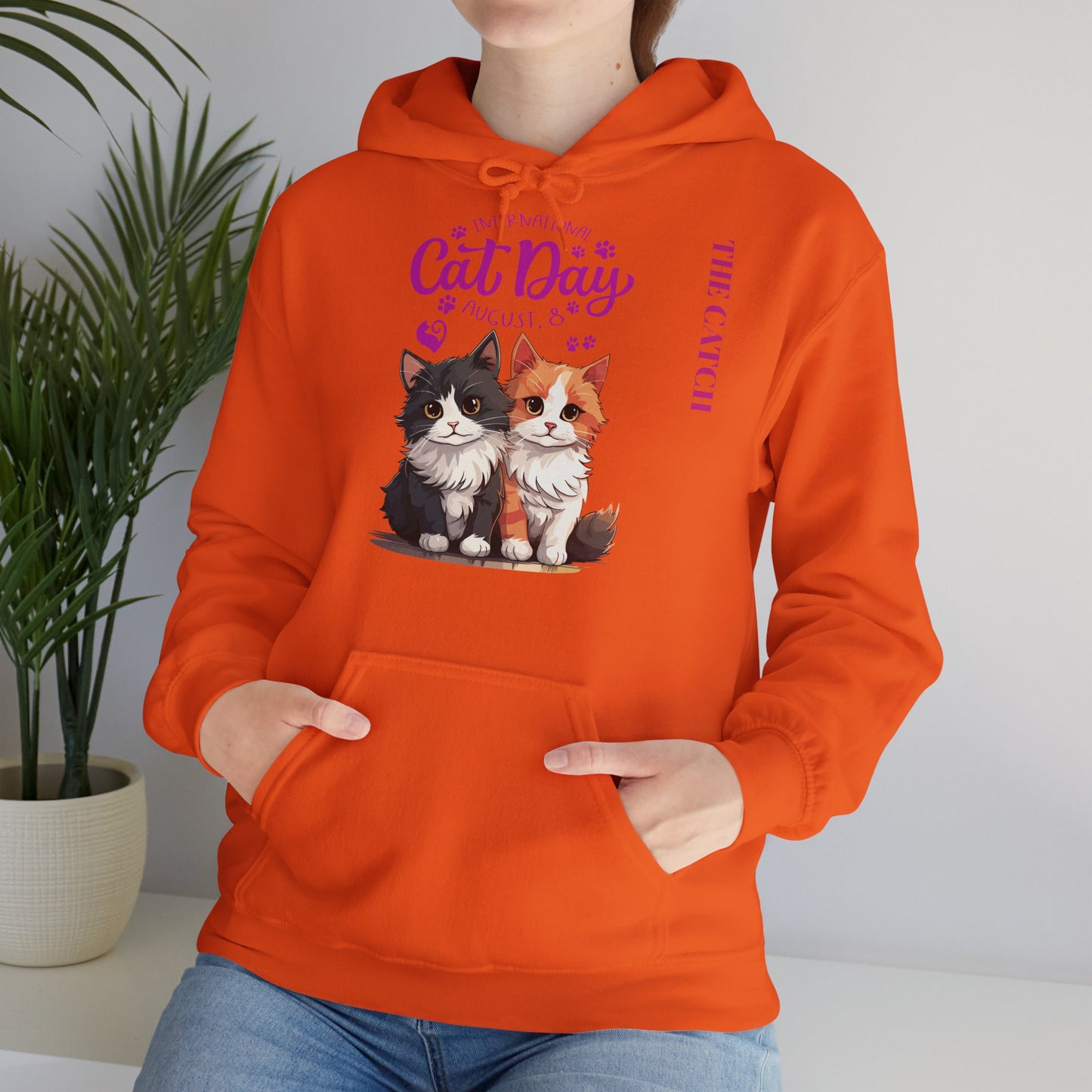 Cute Cat Day Hoodie - Celebrate Your Feline Friends!
