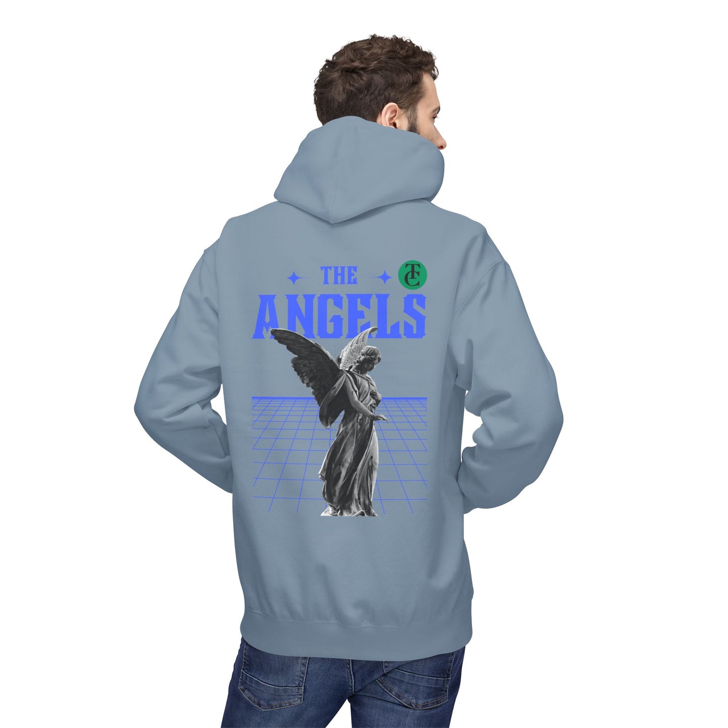Angels Graphic Hoodie -Midweight Softstyle Fleece for Casual Comfort