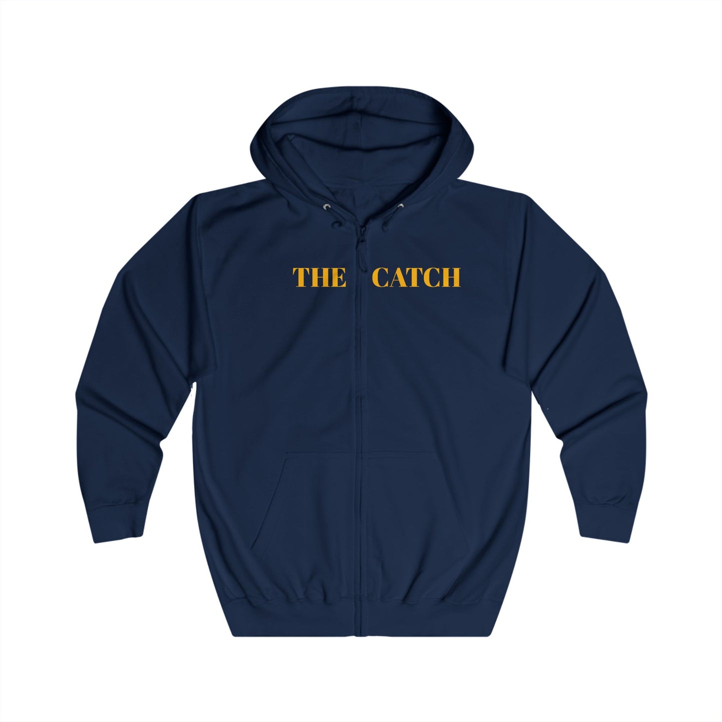 Retro 'THE CATCH' Full Zip Hoodie for Trendy Girls - THE CATCH