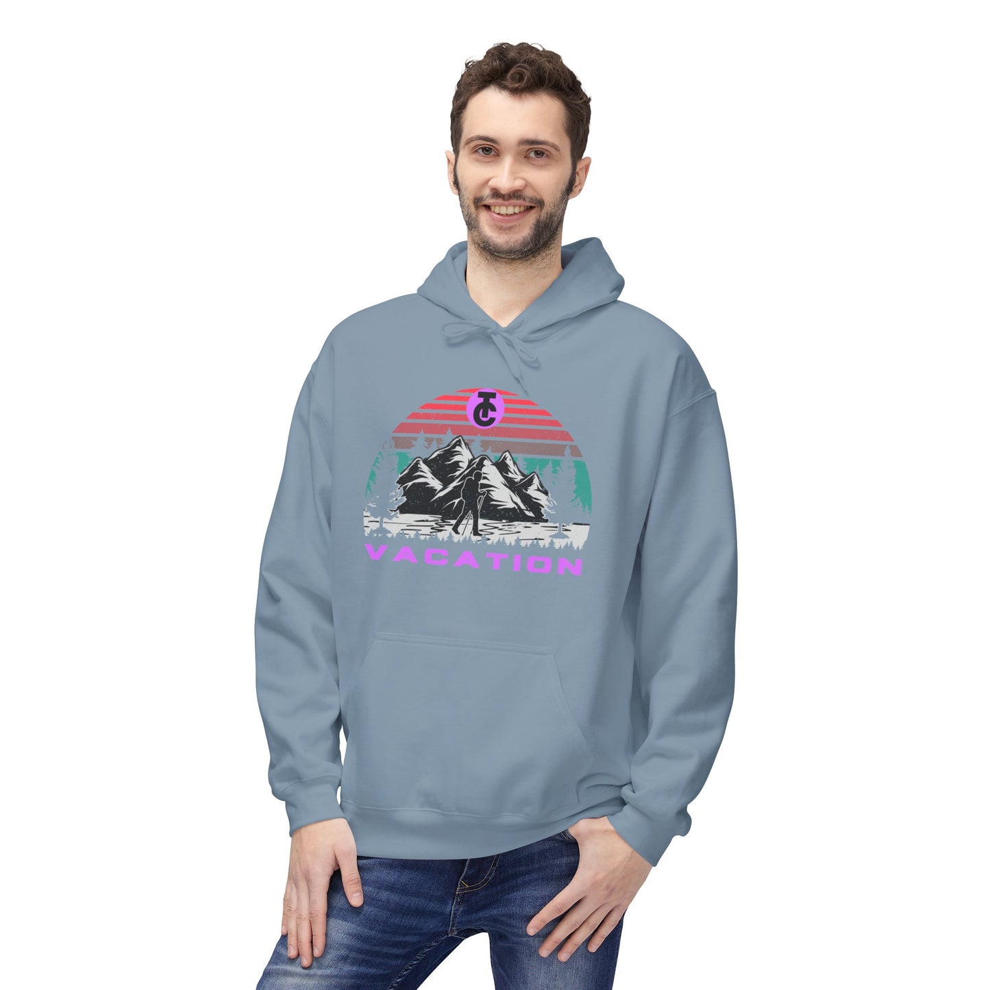 Vacation Vibes Fleece Hoodie - Softstyle - THE CATCH