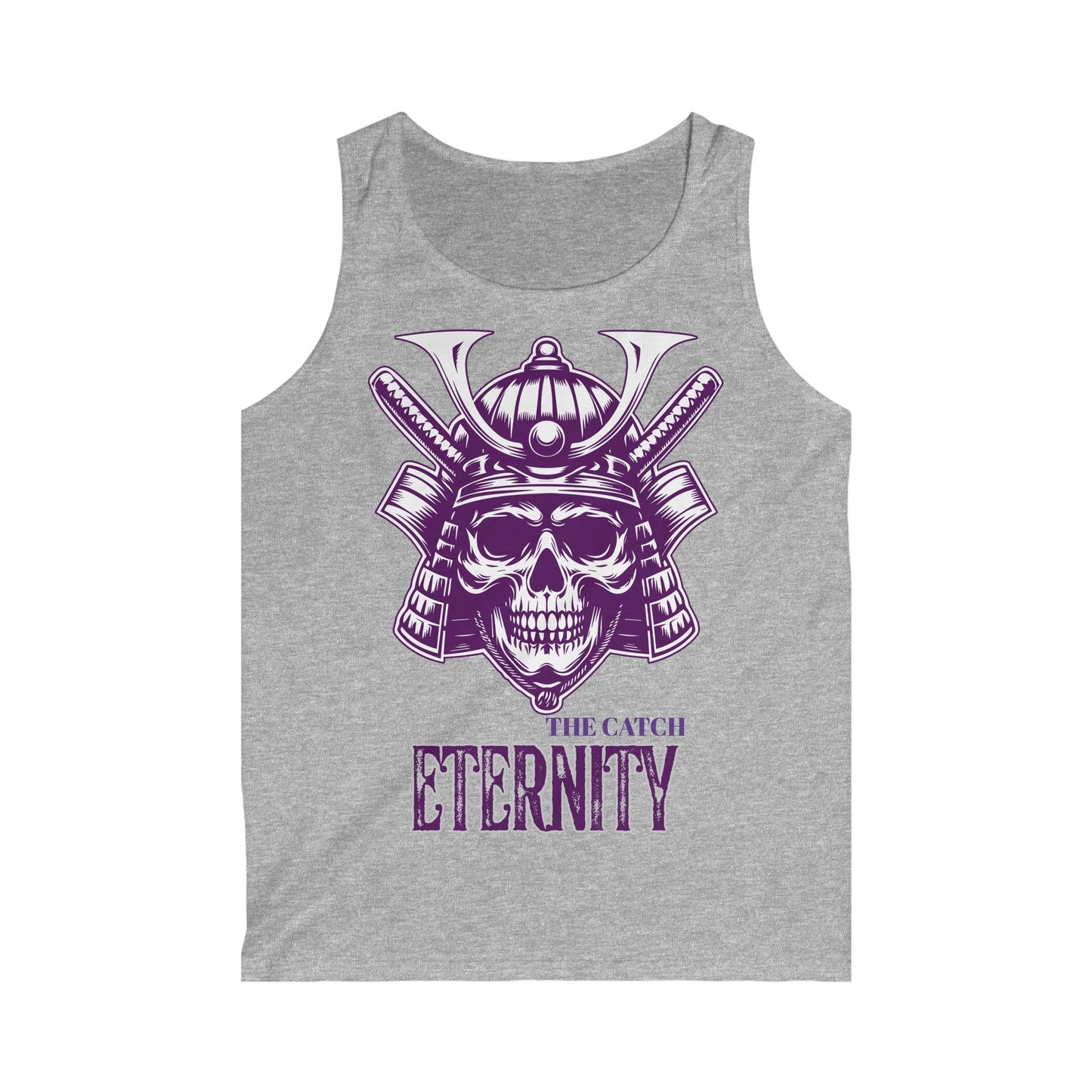 Men's Skull Graphic Tank Top - 'The Catch Eternity' Design