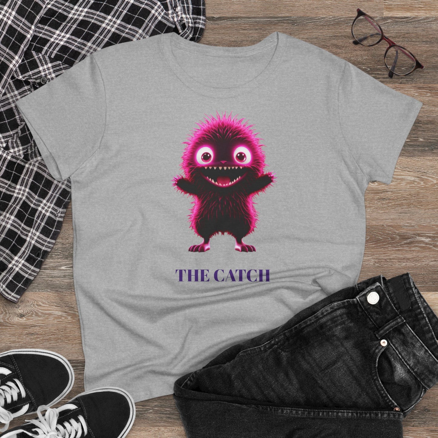 Women's Midweight Cotton Tee - THE CATCH