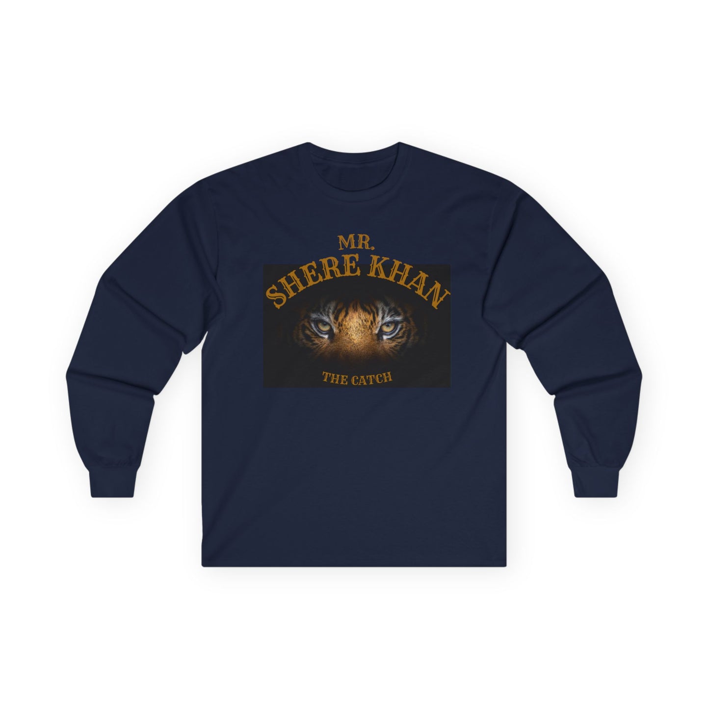 Mr. Shere Khan Long Sleeve Tee - Bold Graphic Tees for Tiger Lovers - THE CATCH