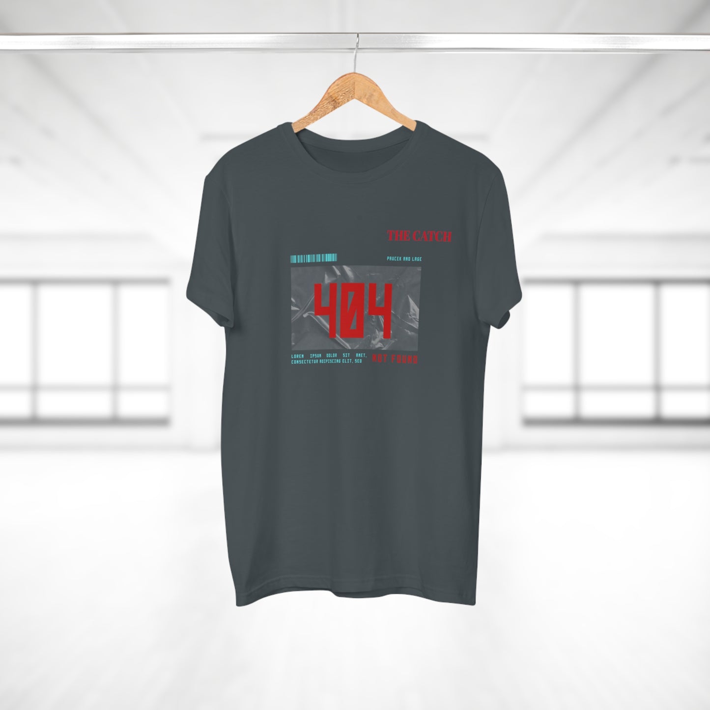 404 Not Found Graphic T-Shirt for Men - Casual Retro Tee