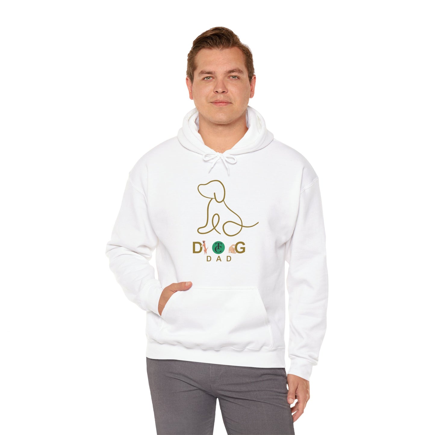 Dog Dad Hoodie - Cozy Gift for Pet Lovers, Casual Wear, Dog Enthusiast Apparel, Father's Day, Birthday Gift - THE CATCH