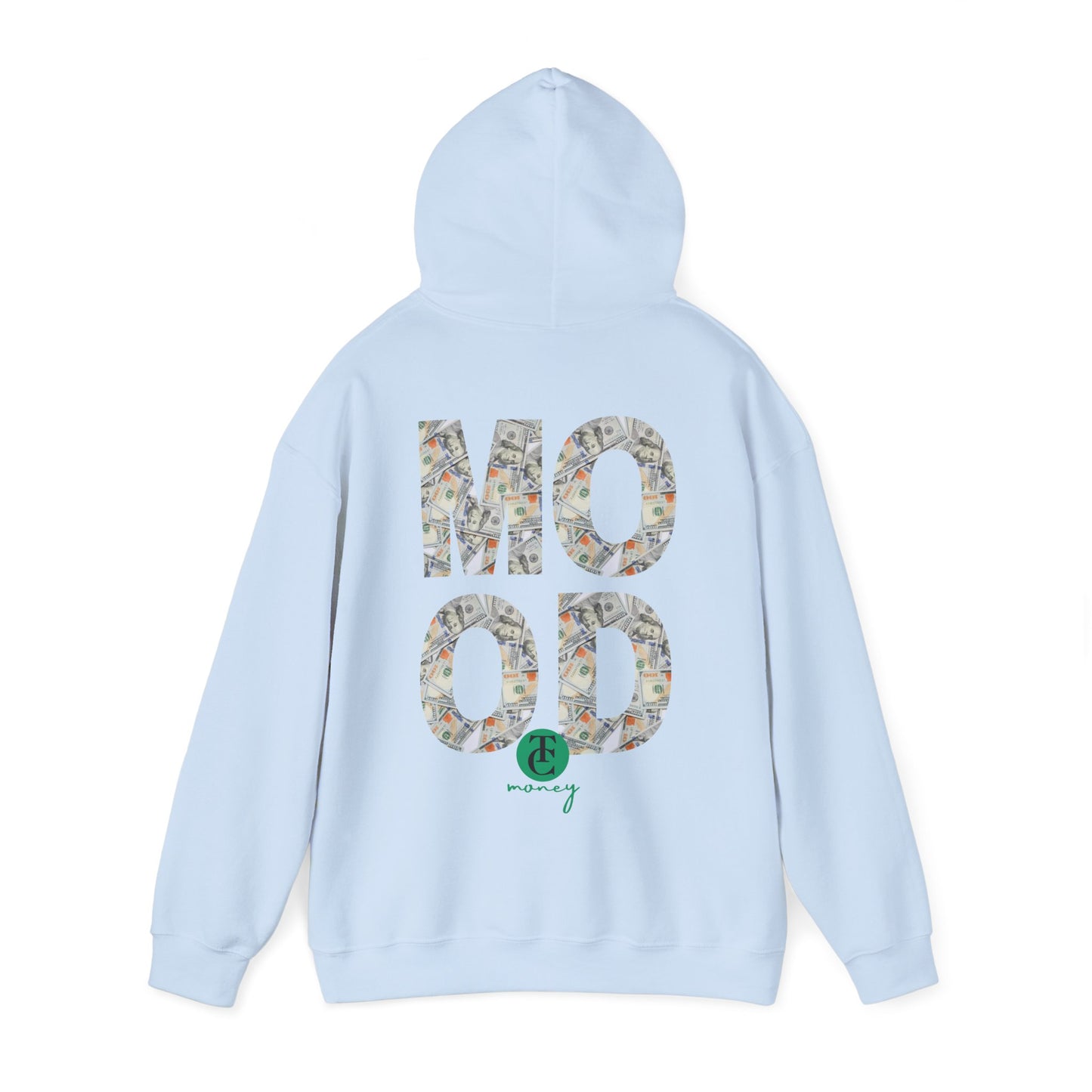 Trendy Hooded Sweatshirt - 'MOOD' Graphic, Comfortable Streetwear, Gift for Friends, Cozy Lounge Wear, Casual Outfit
