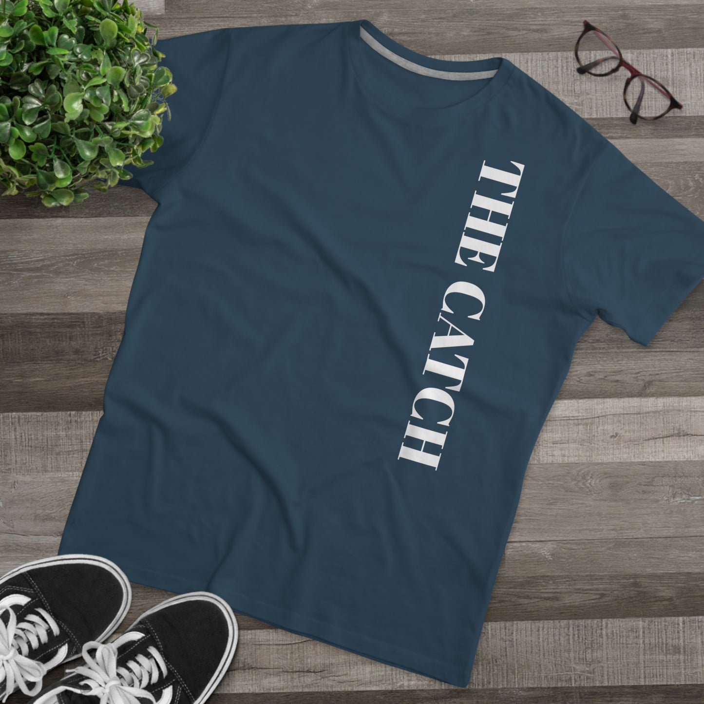 Men's Modern-Fit Tee - 'The Catch' Statement Shirt