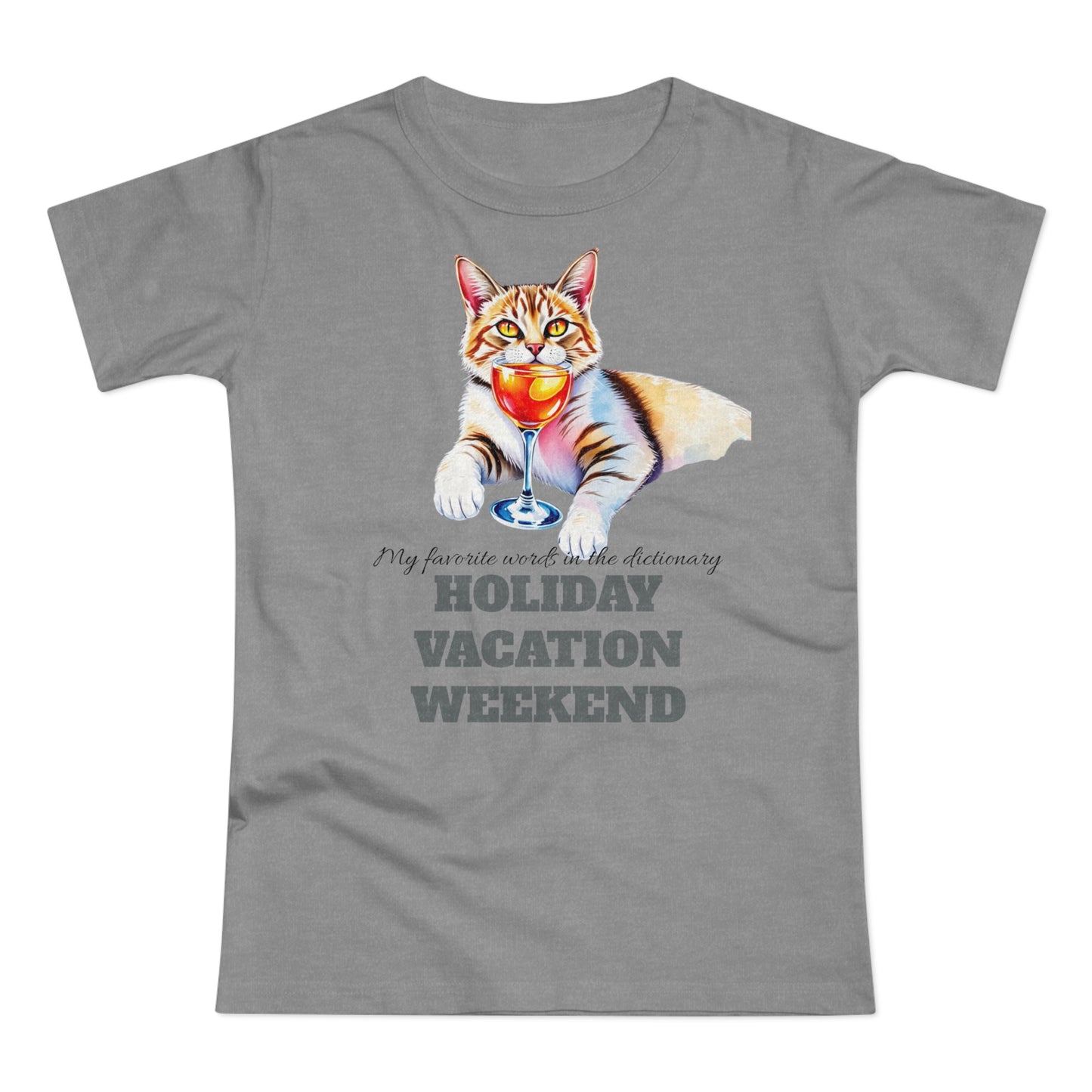 Cat Lover's Holiday Vacation T-Shirt
