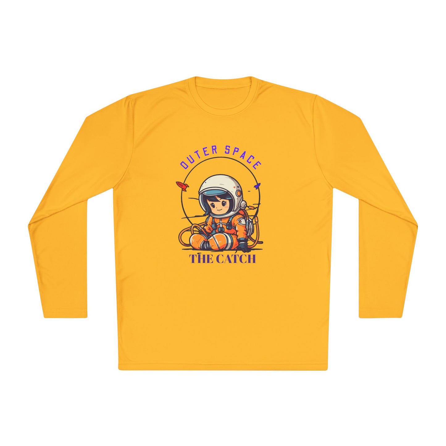 Outer Space Astronaut Lightweight Long Sleeve Tee - THE CATCH