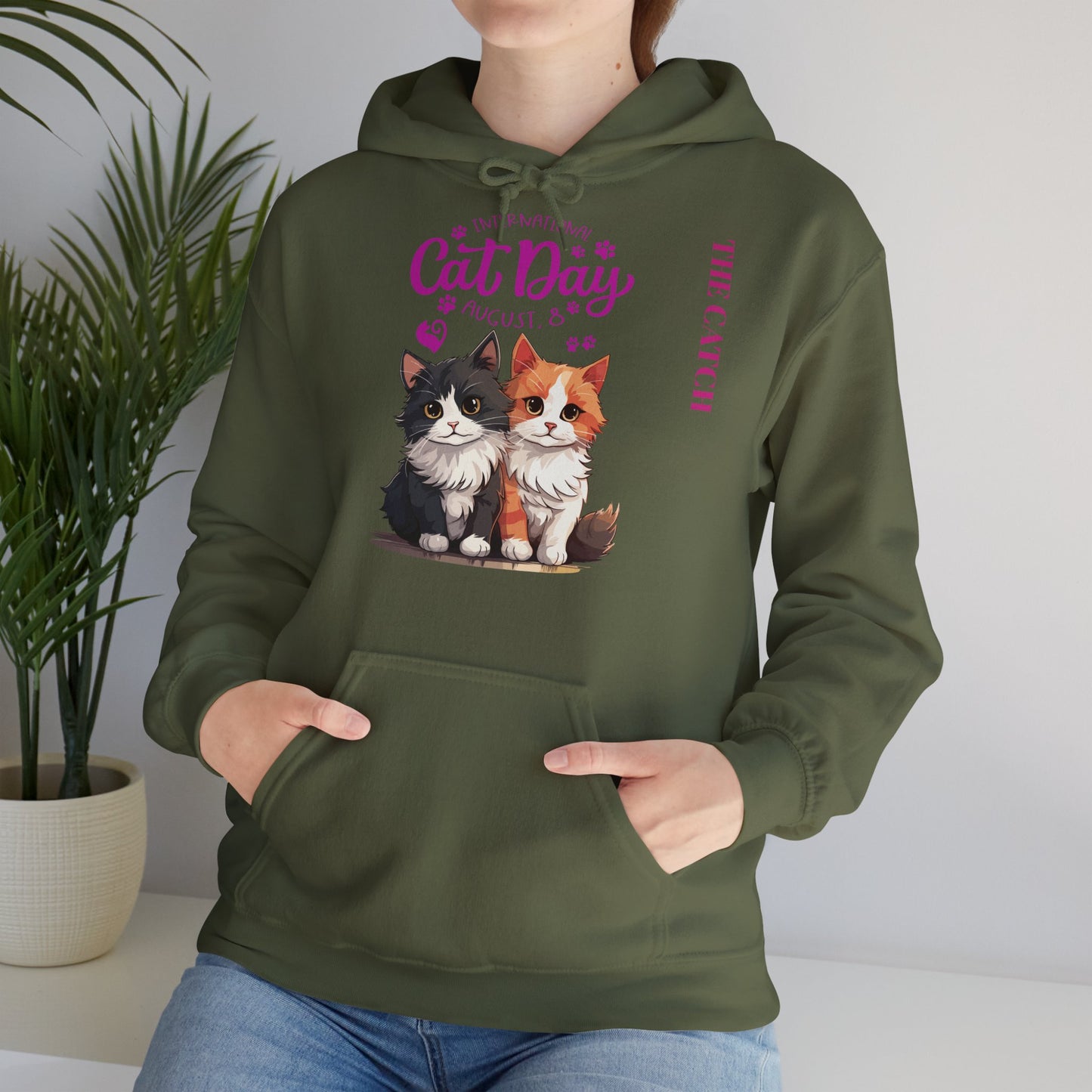 Cute Cat Day Hoodie - Celebrate Your Feline Friends!