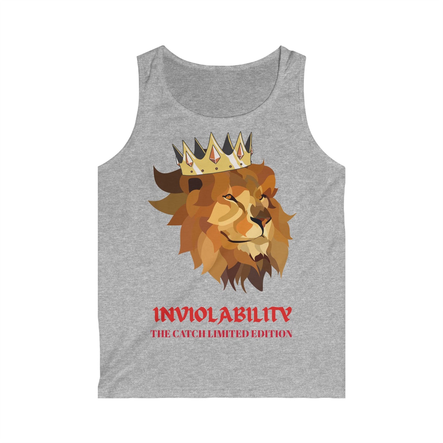 Men's Softstyle Tank Top - "Inviolability" Limited Edition Lion Design