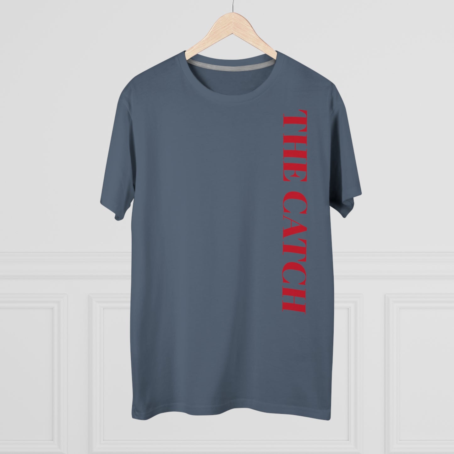 Men's Modern-fit Tee - 'The Catch' Graphic Tee with 'Reincarnation' Design