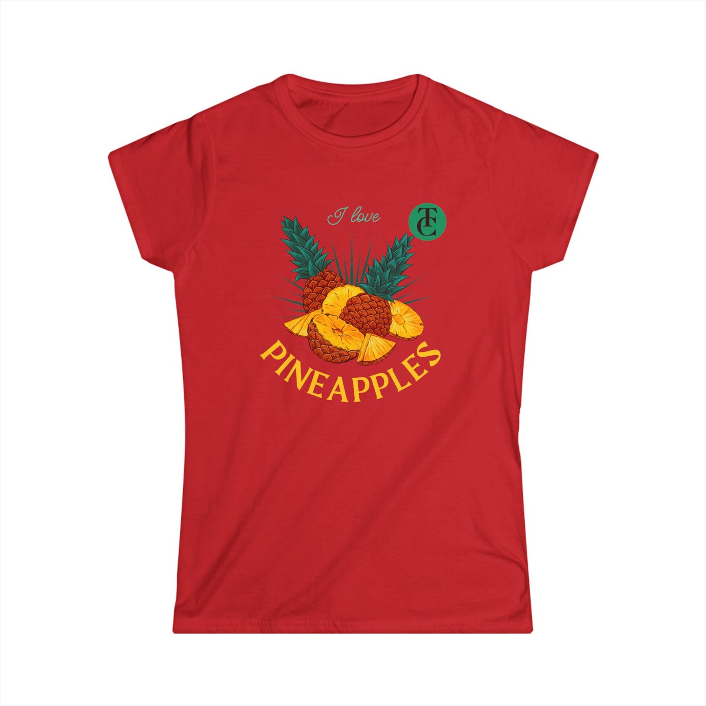 Pineapple Vibes Women's Tee, Tropical Shirt, Summer Outfit, Casual Wear, Gift for Fruit Lovers - THE CATCH