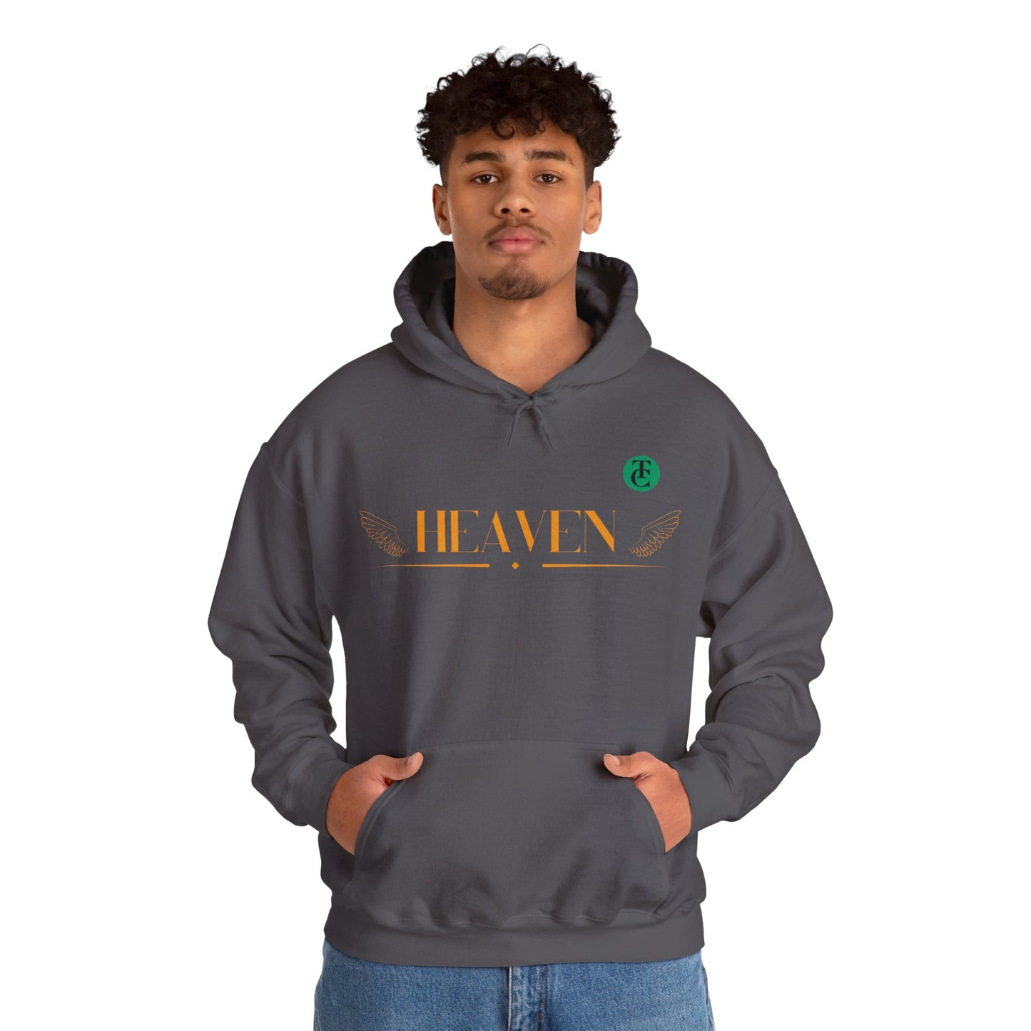 Heavenly Black Hoodie, Cozy Sweatshirt for All Seasons, Gift for Friends, Comfortable Layering, Casual Streetwear - THE CATCH