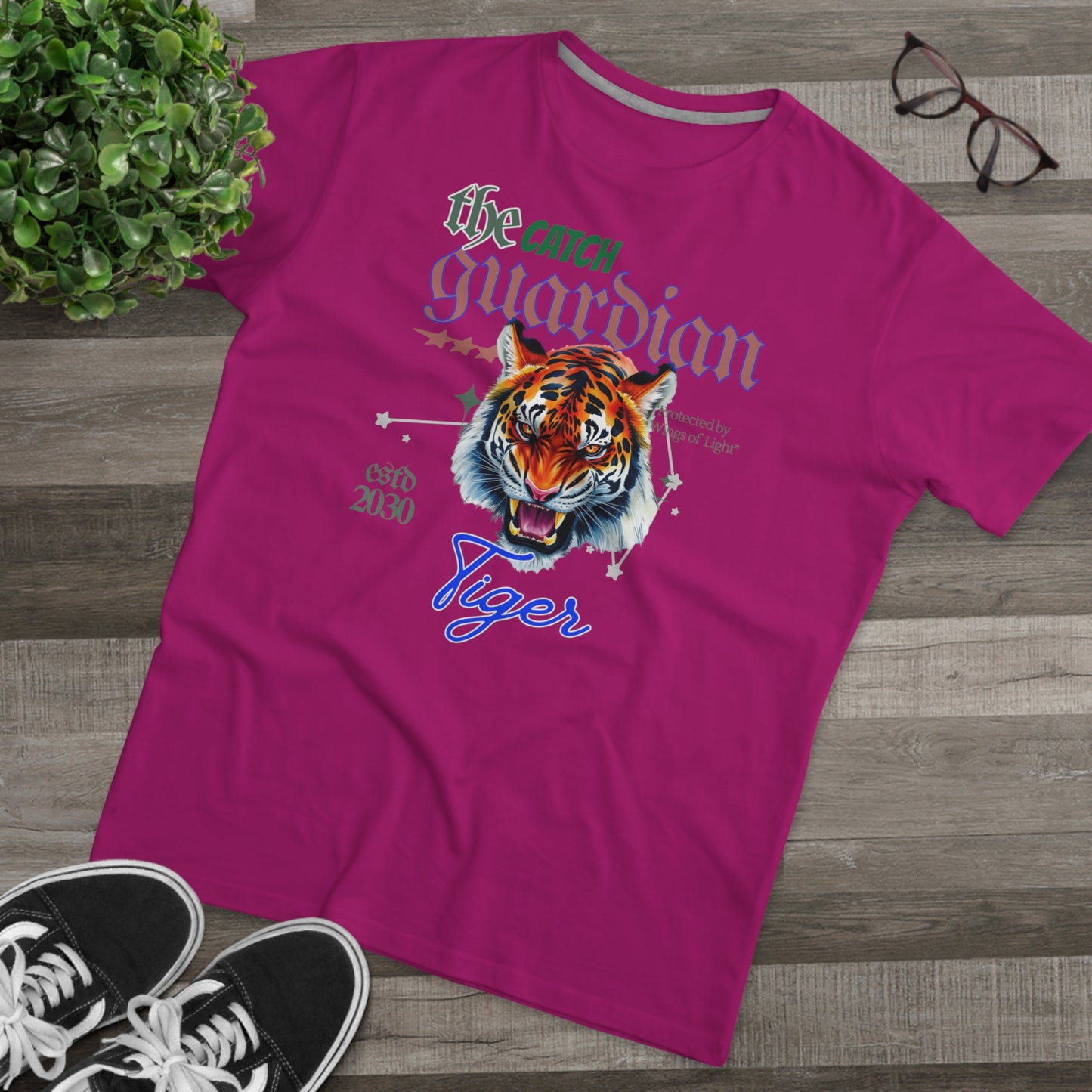 Men's Modern-fit Tiger Graphic Tee - The Catch Guardian 2030