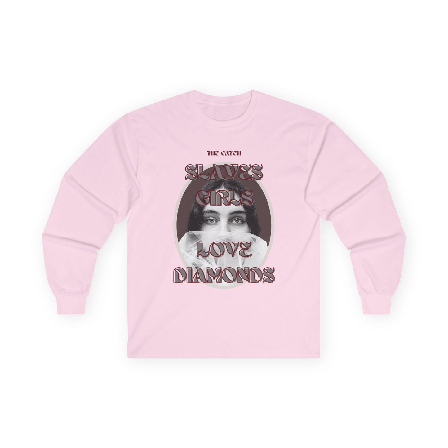 'Girls Love Diamonds' Long Sleeve Tee - Stylish Cotton Shirt for Fashion Lovers - THE CATCH