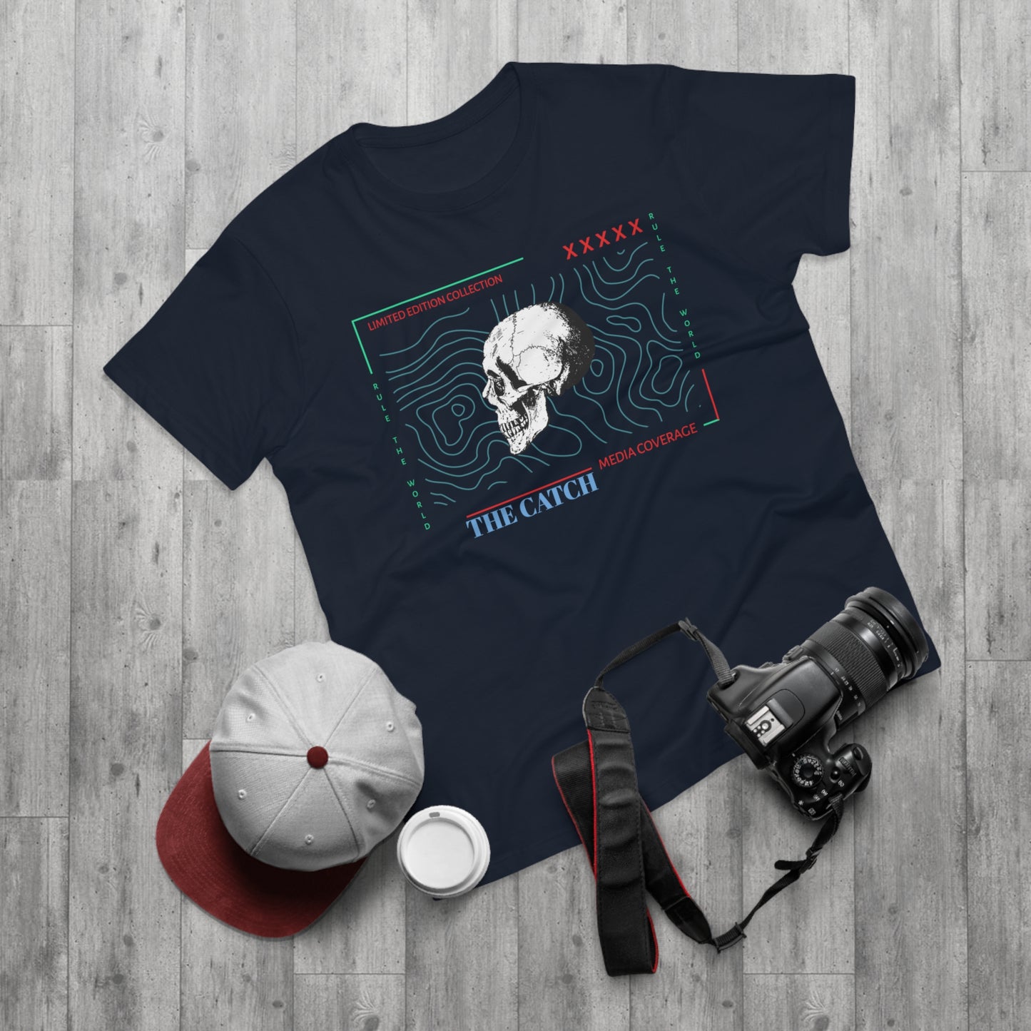 Limited Edition Skull Graphic Men's T-Shirt - The Catch Media Coverage
