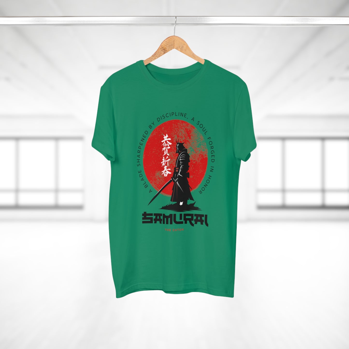 Samurai Discipline Men's T-Shirt - Bold Graphic Tee for Anime Lovers