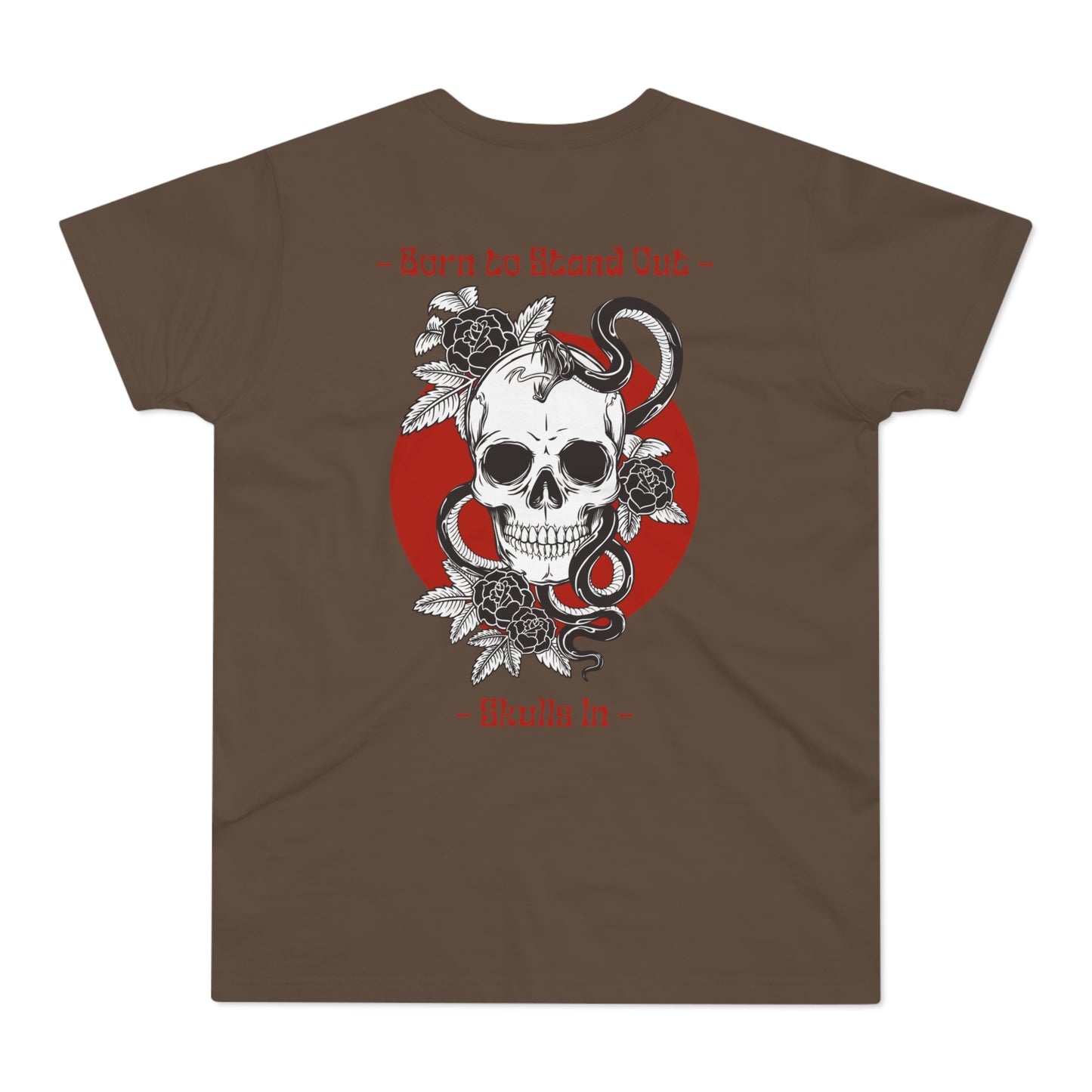 Skulls & Snakes Graphic Tee - 'The Catch' Design for Bold Men
