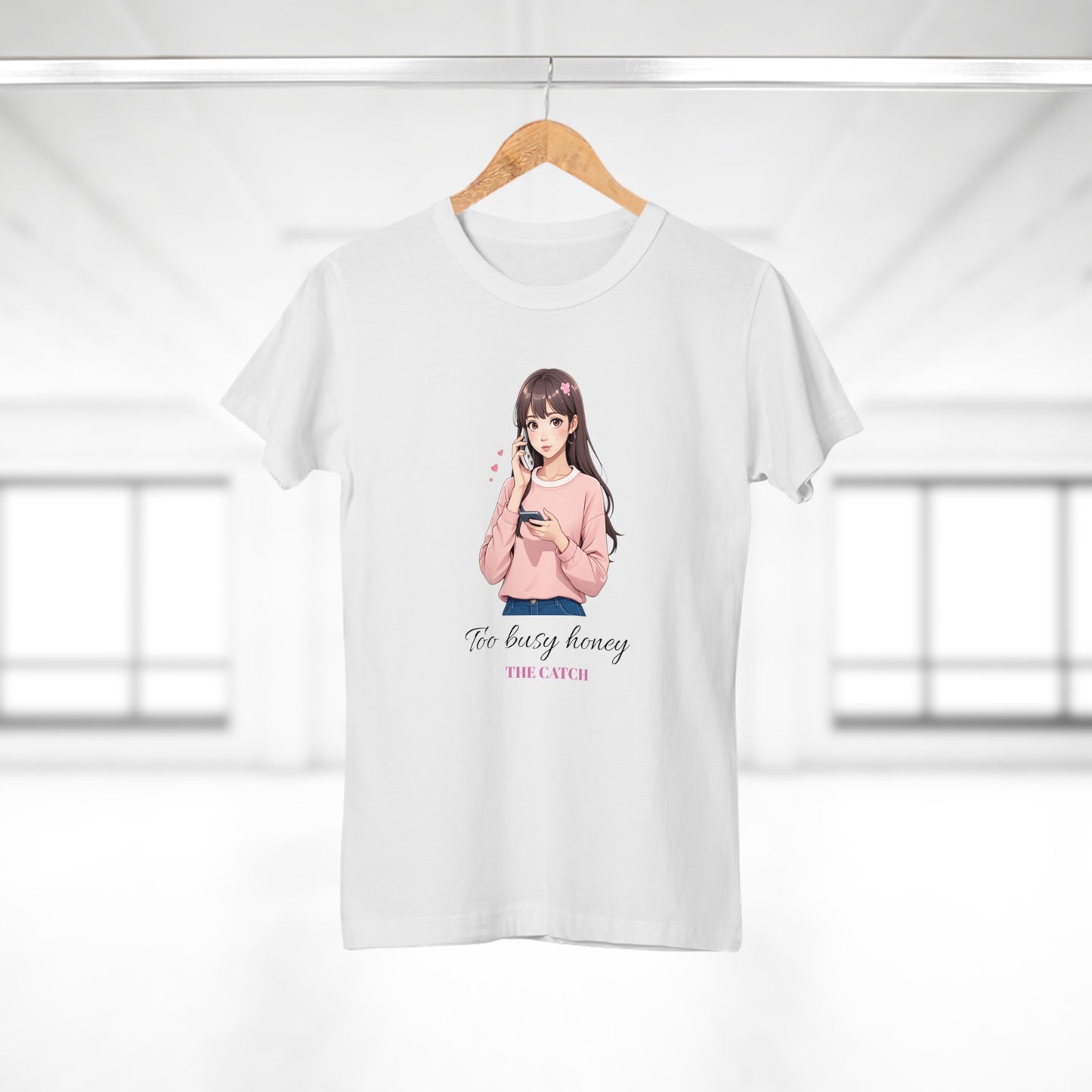 Too Busy Honey Graphic T-Shirt for Women - Cute Casual Top - THE CATCH