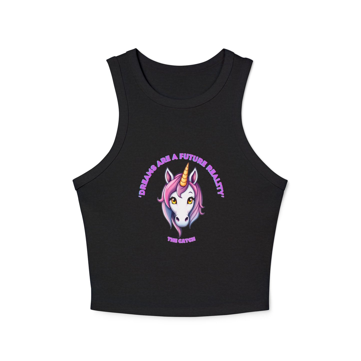 Women's Micro Rib Racer Tank Top - THE CATCH