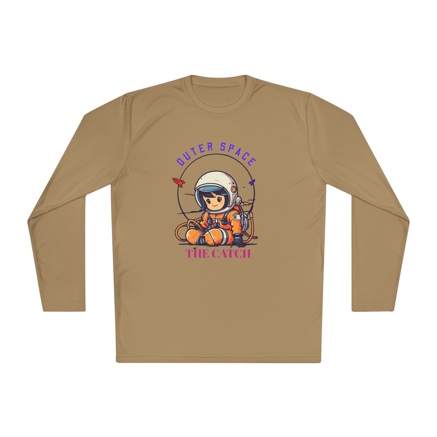 Outer Space Astronaut Lightweight Long Sleeve Tee - THE CATCH