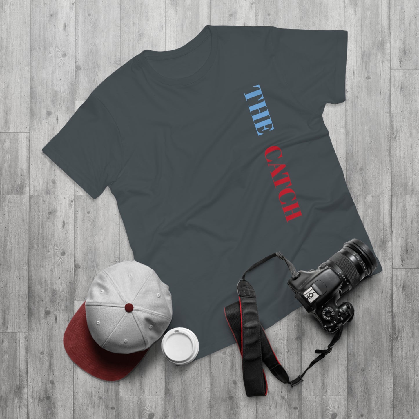 Men's Graphic T-Shirt - 'The Catch' Fallen Angel Design