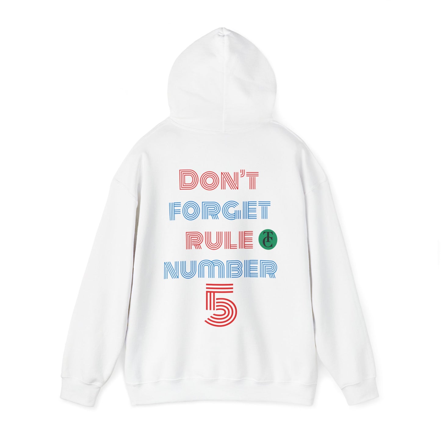 Stylish Reminder Hoodie - Perfect Gift for Friends, Casual Wear, Rule Number 5, Cozy Sweatshirt, Laid-back Fashion - THE CATCH
