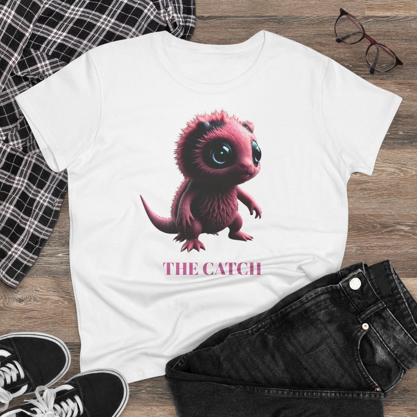 Women's Midweight Cotton Tee - THE CATCH