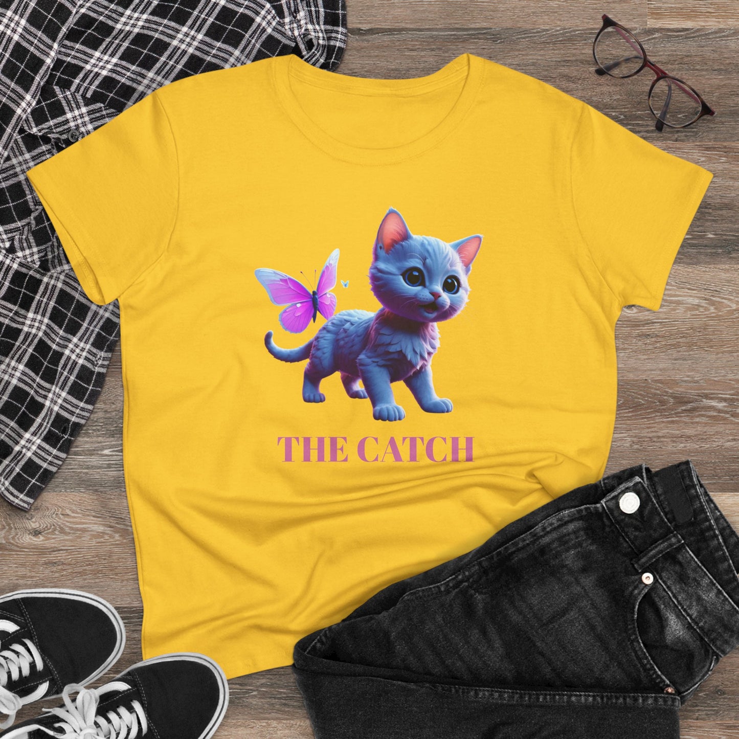 Women's Midweight Cotton Tee - THE CATCH