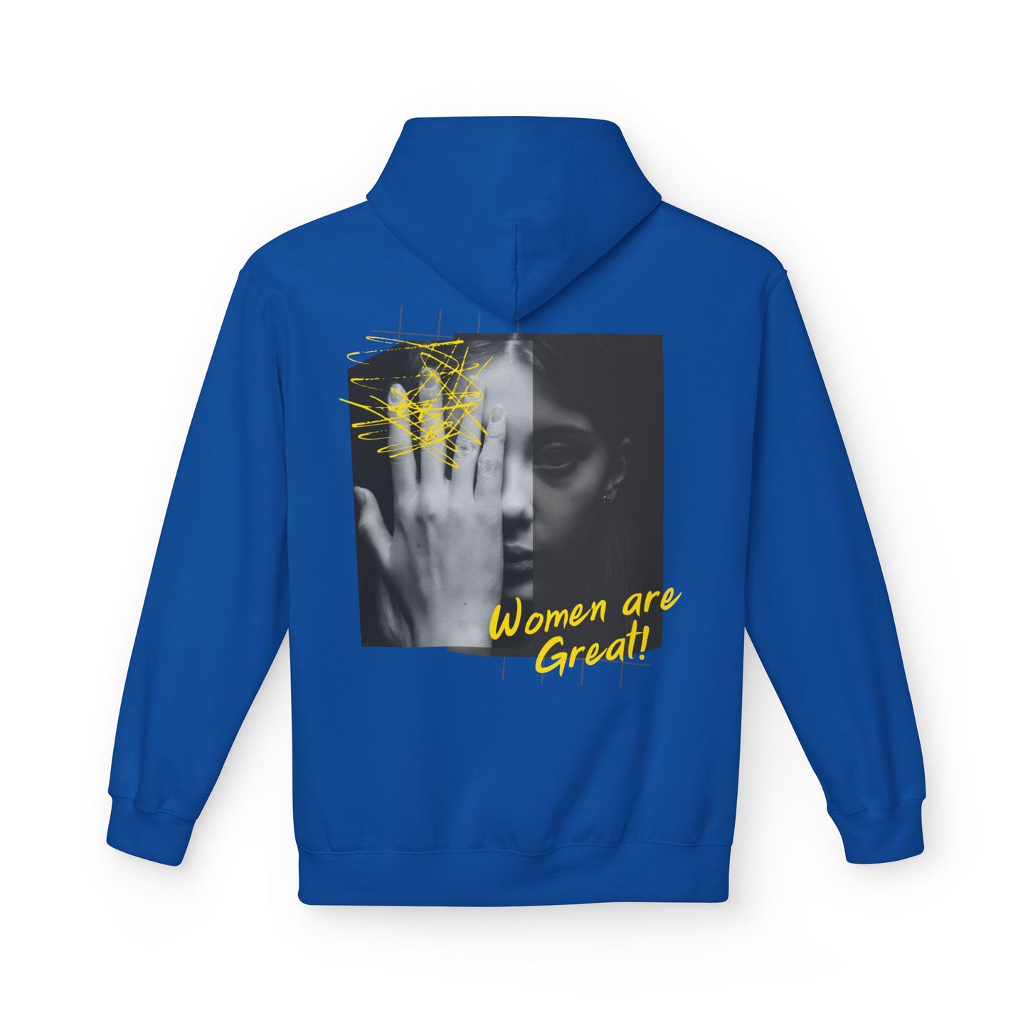 Empowering Women's Fleece Hoodie - "Strong Women Don't Wilt, They Bloom"