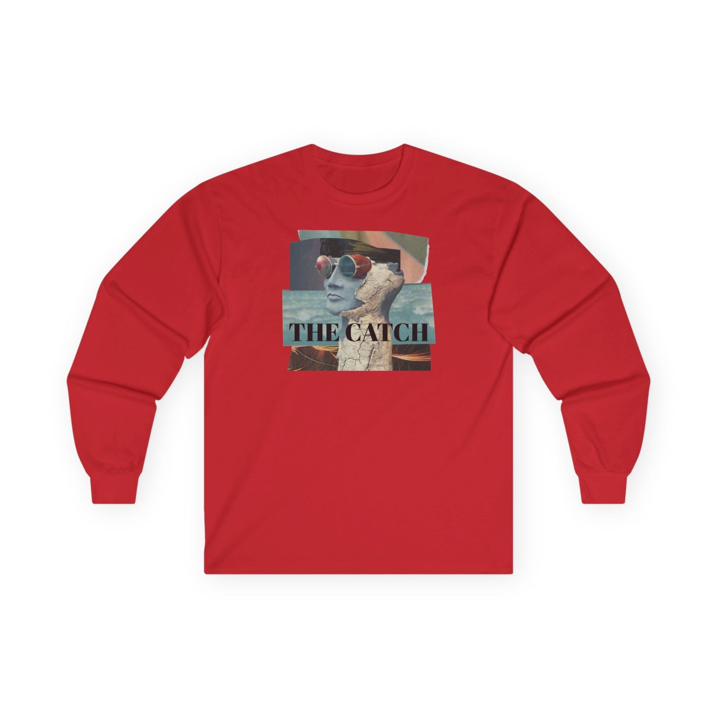 The Catch Long Sleeve Tee – Ultra Cotton Tee with Unique Graphic Design - THE CATCH