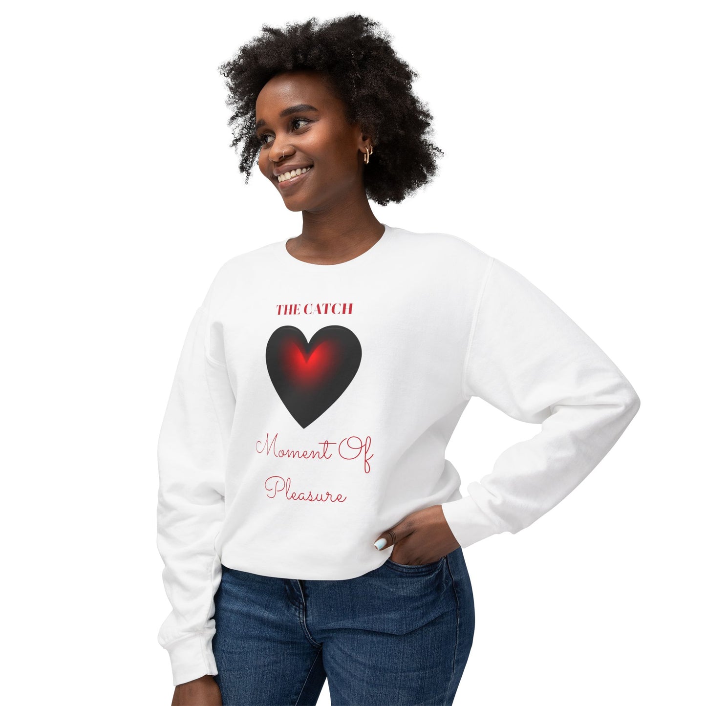 Woman's Lightweight Crewneck Sweatshirt - THE CATCH
