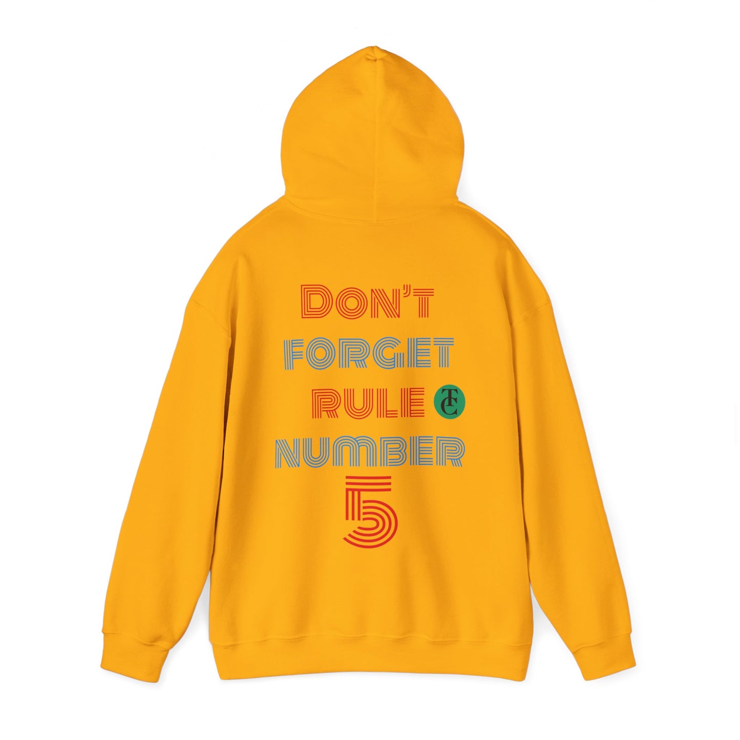 Stylish Reminder Hoodie - Perfect Gift for Friends, Casual Wear, Rule Number 5, Cozy Sweatshirt, Laid-back Fashion