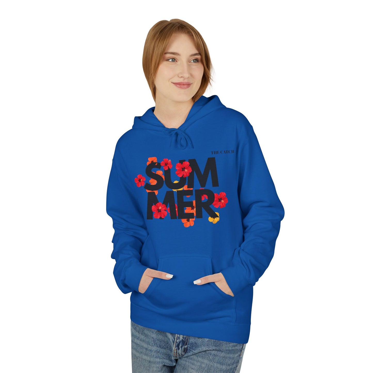 Summer Vibes Floral Hoodie - Midweight Fleece - THE CATCH