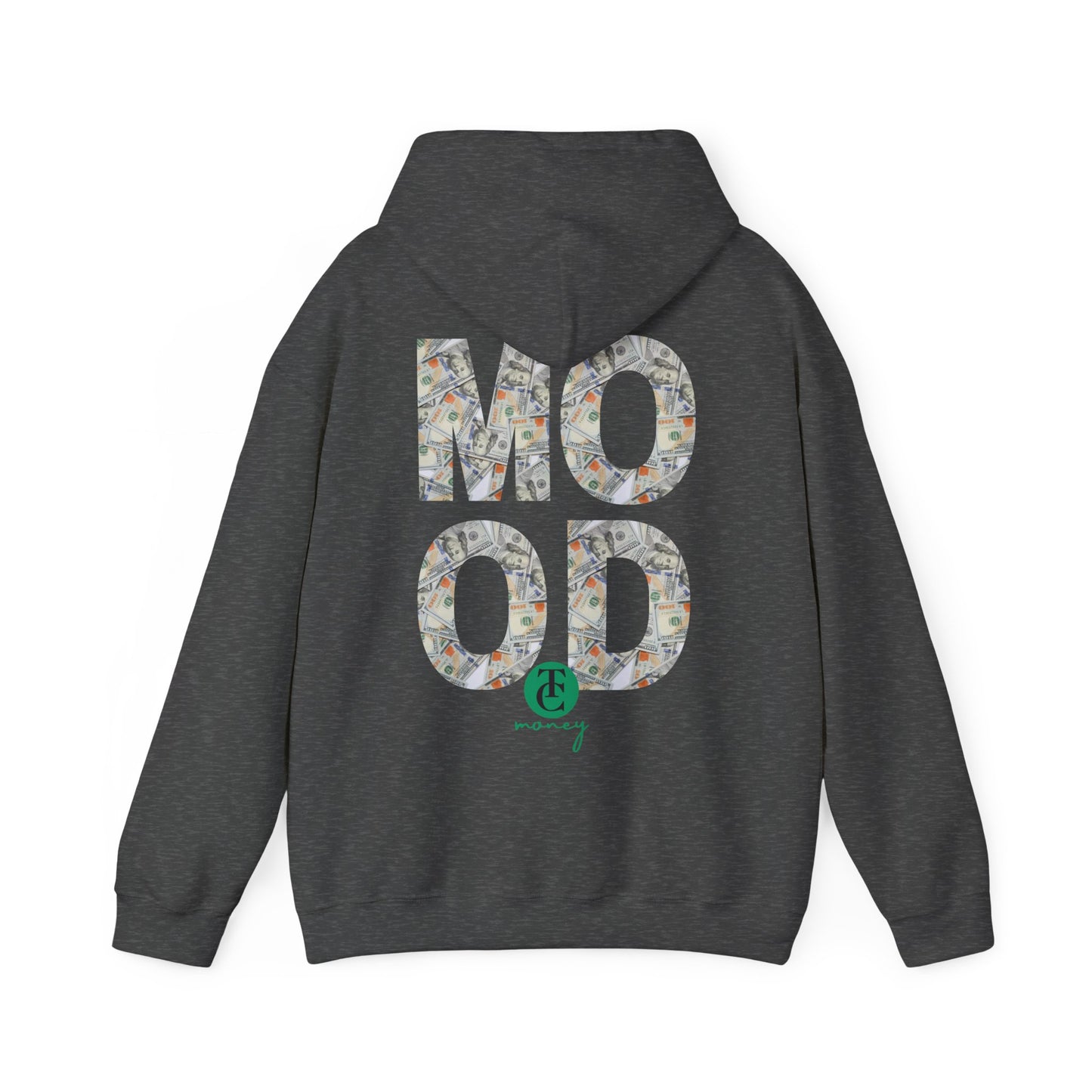 Trendy Hooded Sweatshirt - 'MOOD' Graphic, Comfortable Streetwear, Gift for Friends, Cozy Lounge Wear, Casual Outfit
