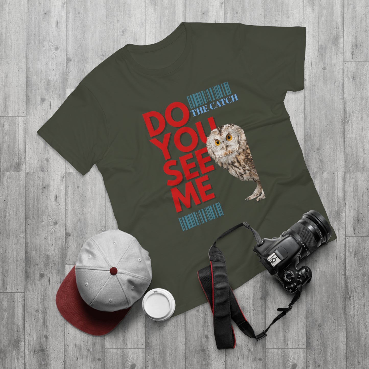 Funny Owl T-Shirt - 'Do You See Me?' Graphic Tee for Nature Lovers