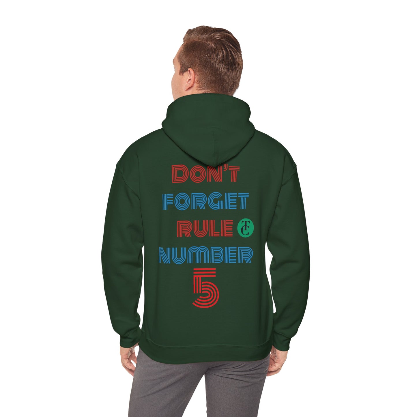 Stylish Reminder Hoodie - Perfect Gift for Friends, Casual Wear, Rule Number 5, Cozy Sweatshirt, Laid-back Fashion