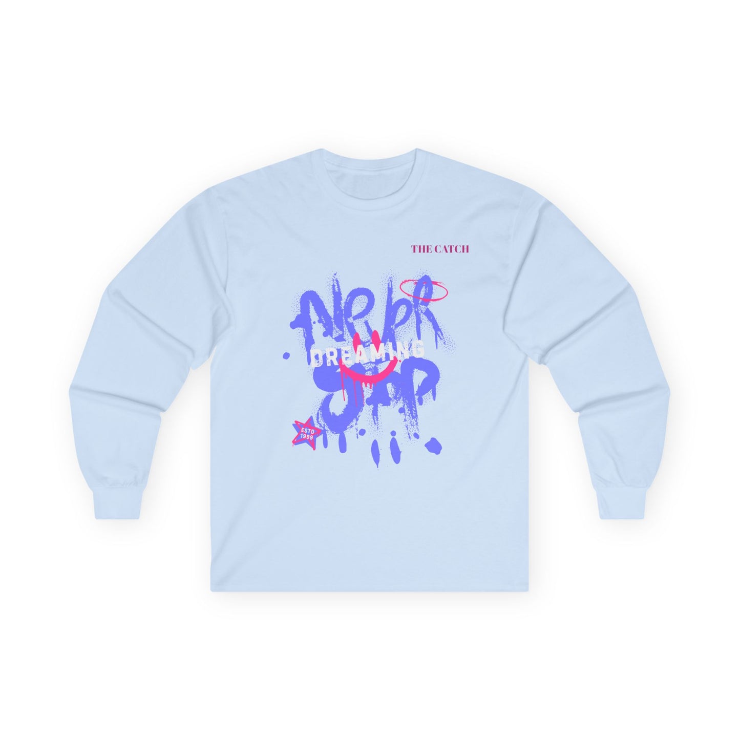 Dreaming Graphic Long Sleeve Tee - Casual Streetwear Top