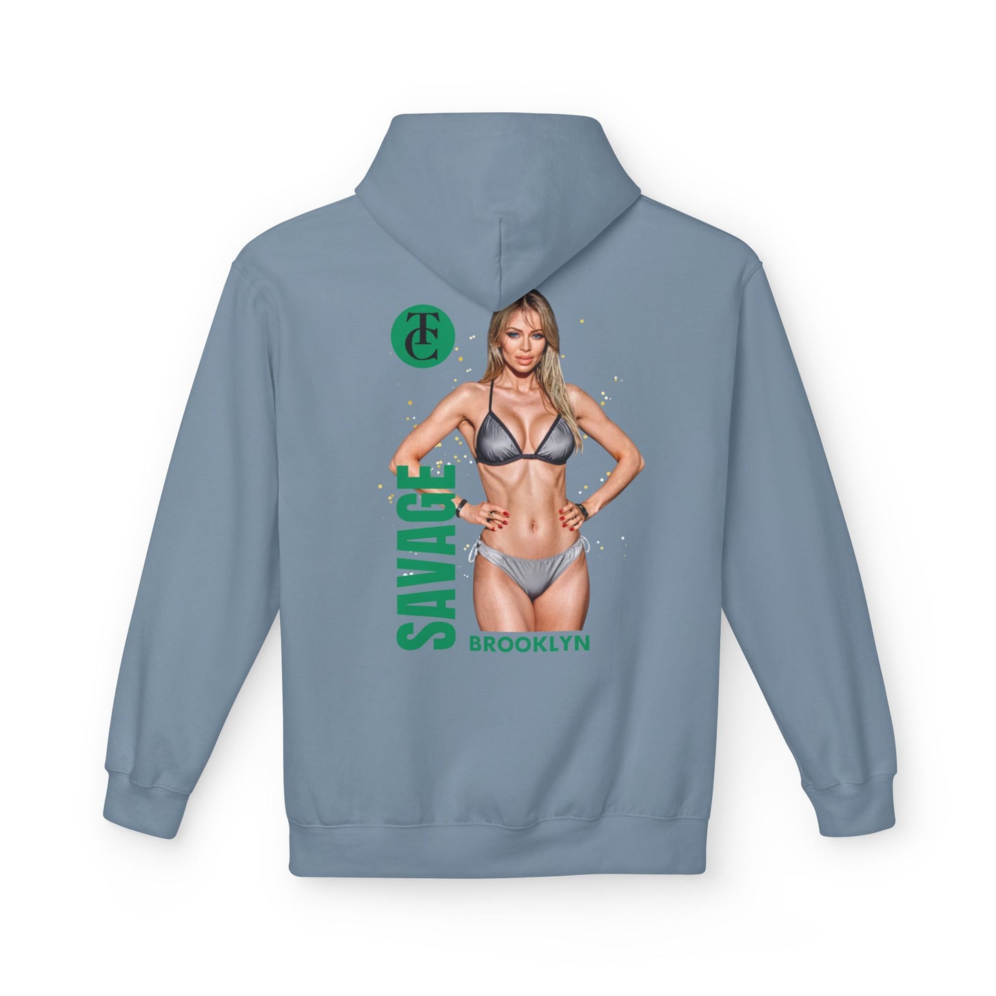 Savage Brooklyn Midweight Fleece Hoodie - Casual Streetwear Fashion