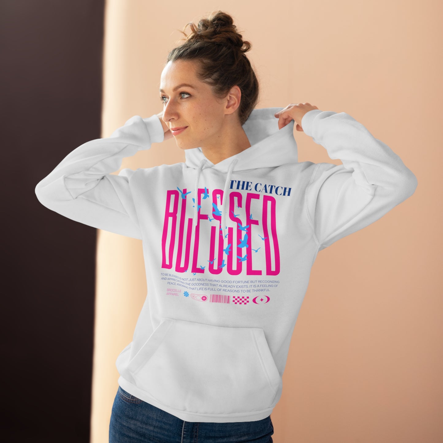 Blessed Pullover Hoodie - Comfy Spiritual Wear for Everyday Inspiration