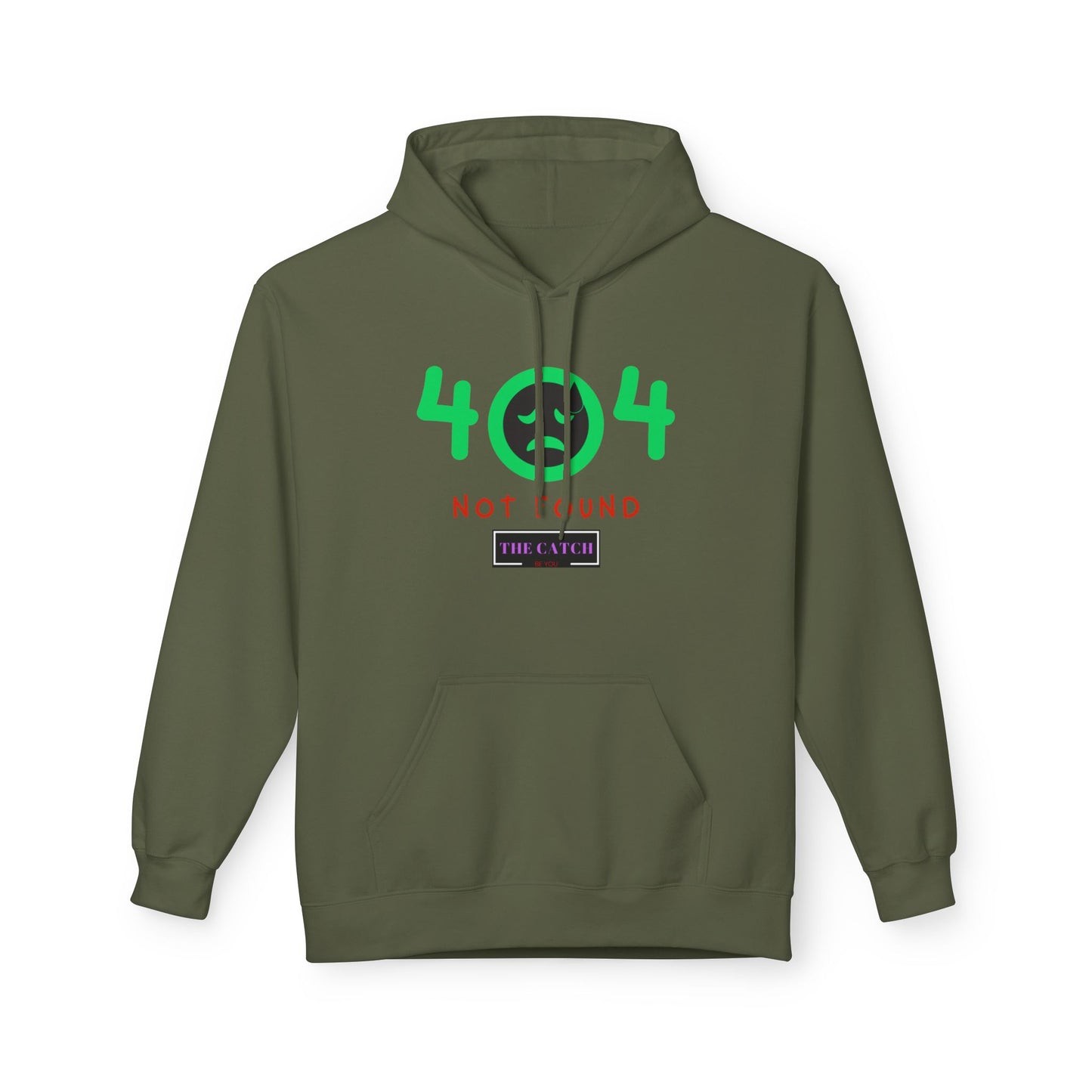 404 Not Found Softstyle Fleece Hoodie - THE CATCH