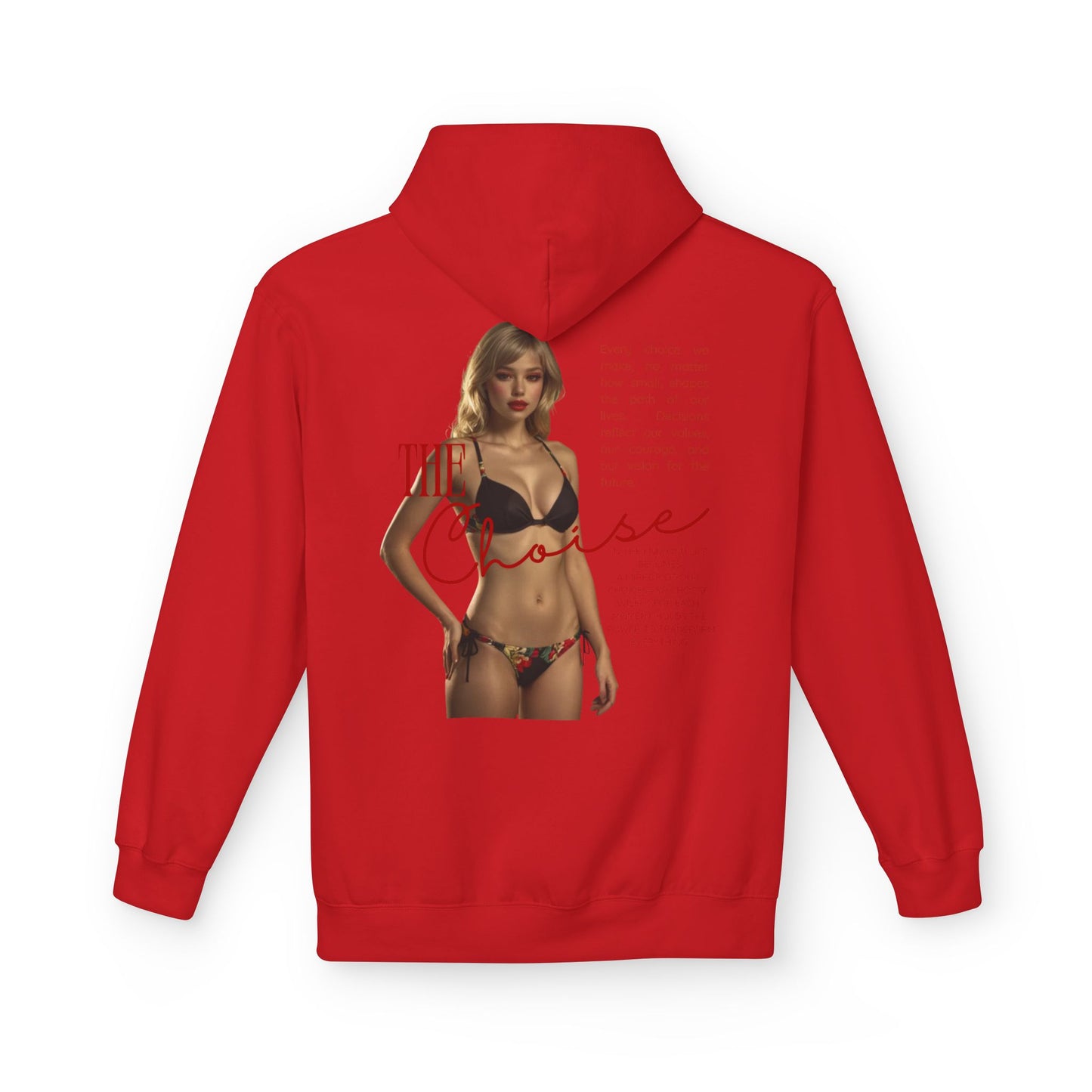 Stylish Fleece Hoodie with Unique Design, Cozy Streetwear, Gift for Him or Her, Casual Fashion, Perfect for Everyday Wear