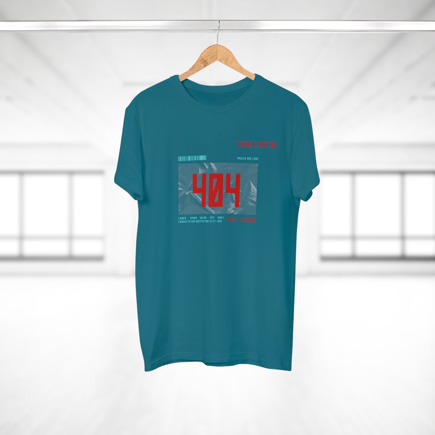 404 Not Found Graphic T-Shirt for Men - Casual Retro Tee