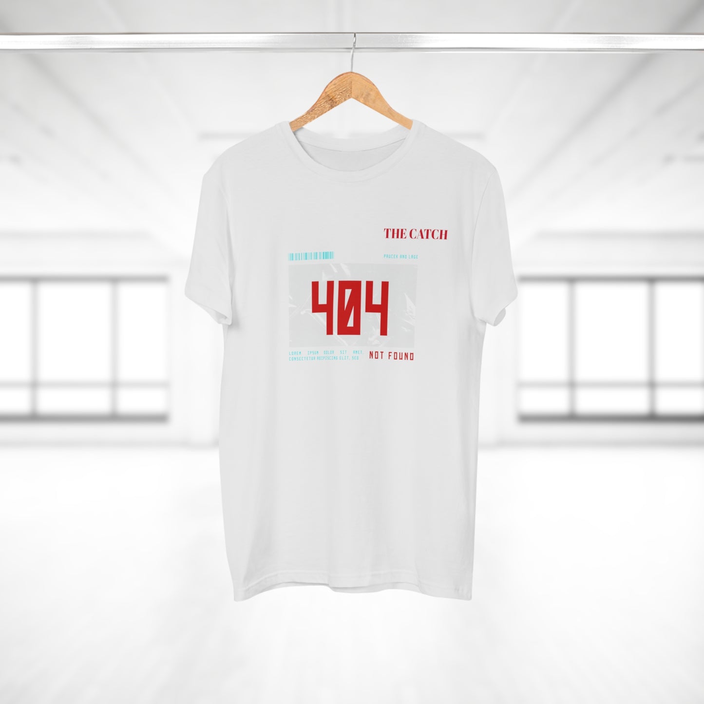 404 Not Found Graphic T-Shirt for Men - Casual Retro Tee