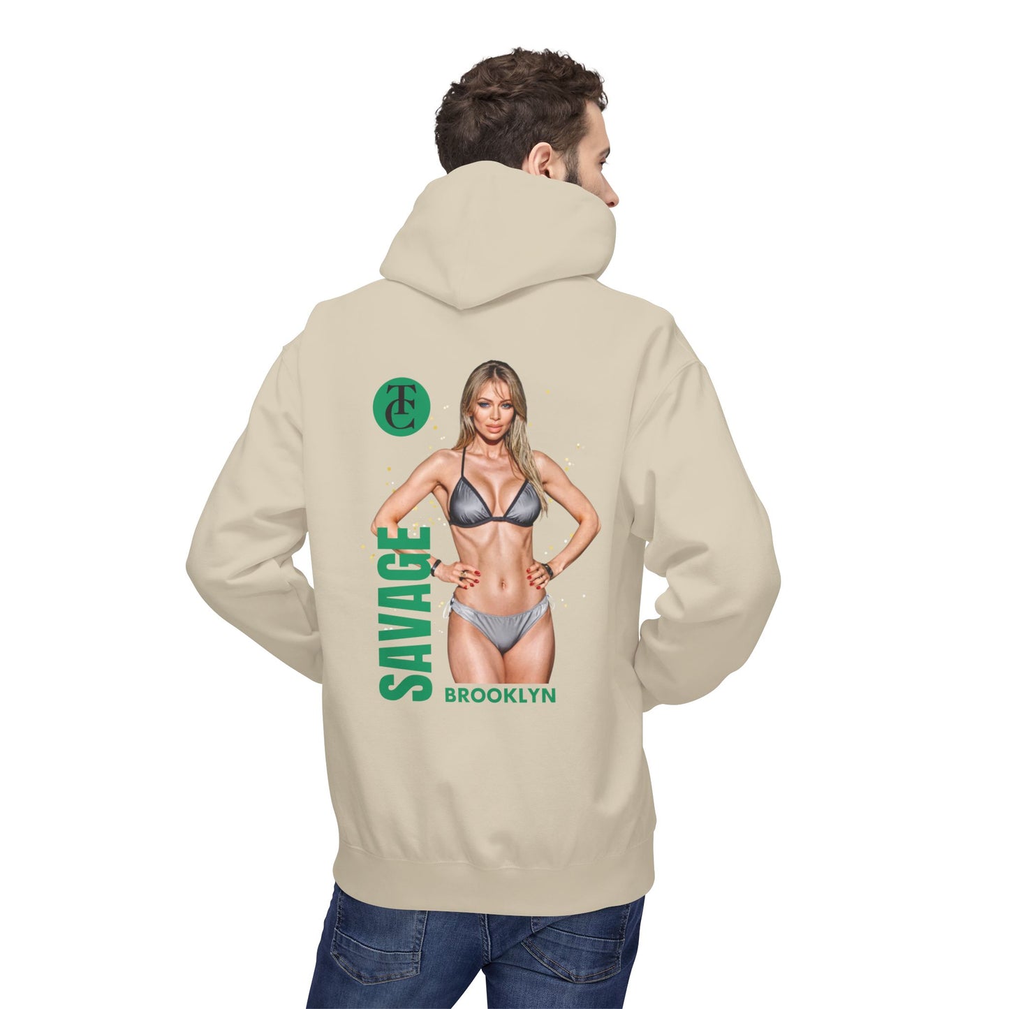 Savage Brooklyn Midweight Fleece Hoodie - Casual Streetwear Fashion - THE CATCH