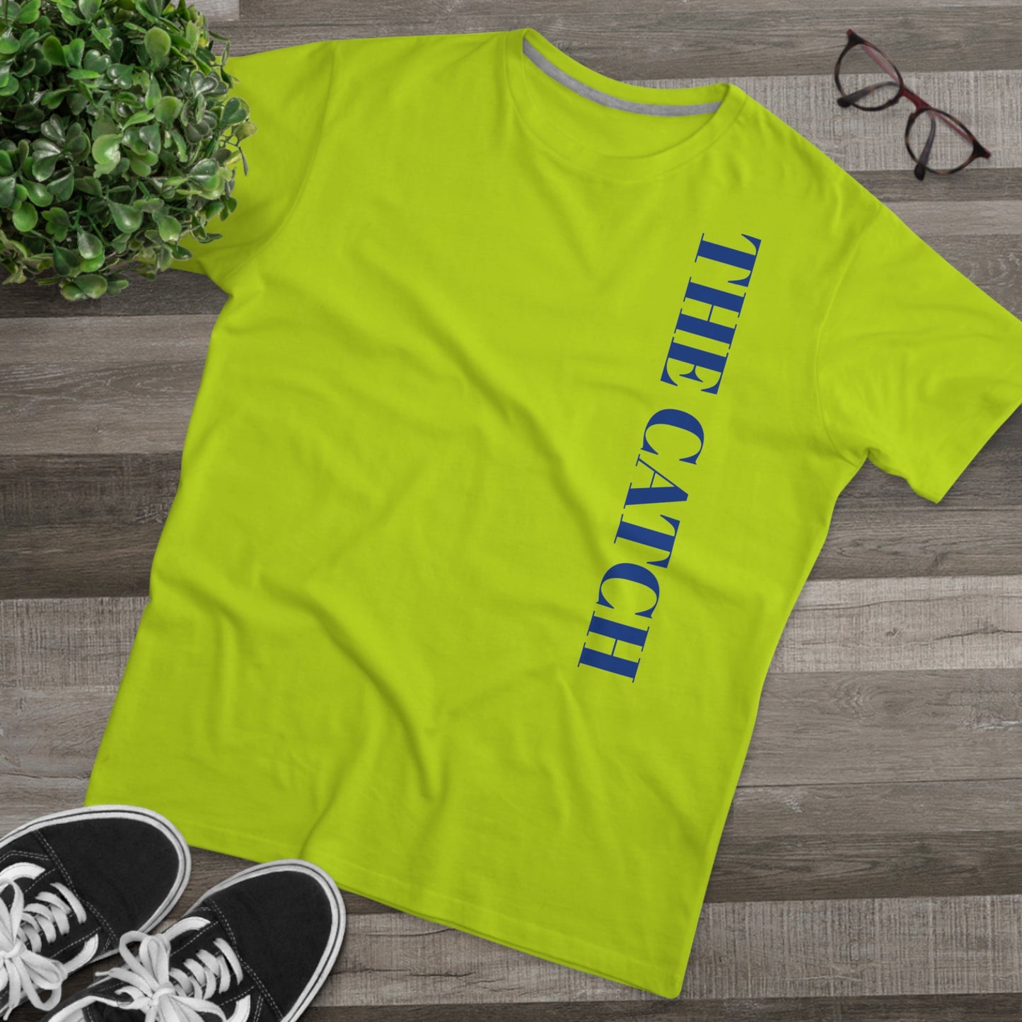 Men's Modern-Fit Tee - 'The Catch' Statement Shirt - THE CATCH